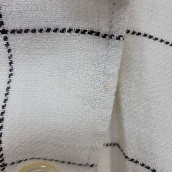 Lauren Ralph Lauren Double Breasted Linen Checked Jacket, XL - Picture 8 of 9